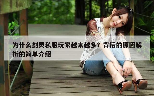 为什么剑灵私服玩家越来越多?背后的原因解析的简单介绍