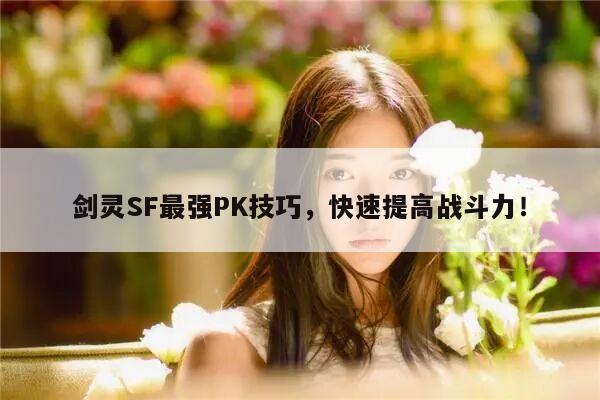 剑灵SF最强PK技巧，快速提高战斗力！