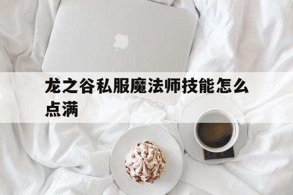 龙之谷私服魔法师技能怎么点满的简单介绍