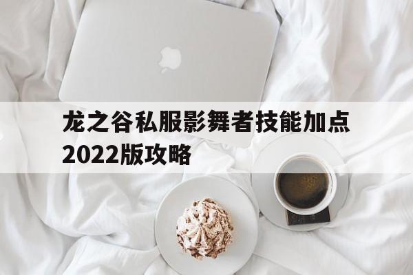 龙之谷私服影舞者技能加点2022版攻略的简单介绍