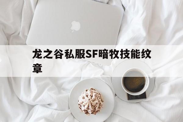 龙之谷私服SF暗牧技能纹章