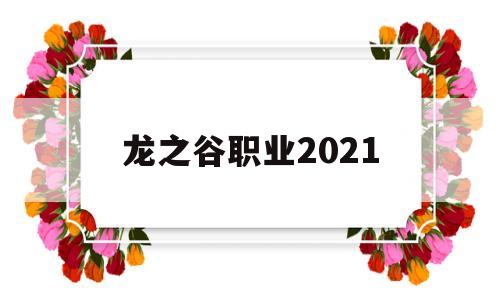 龙之谷职业2021