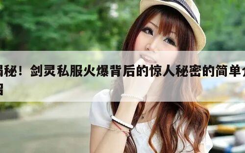 揭秘！剑灵私服火爆背后的惊人秘密的简单介绍